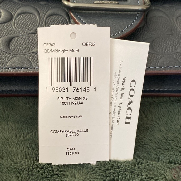 Morgan Crossbody in Embossed Signature Leather - Picture 10 of 10